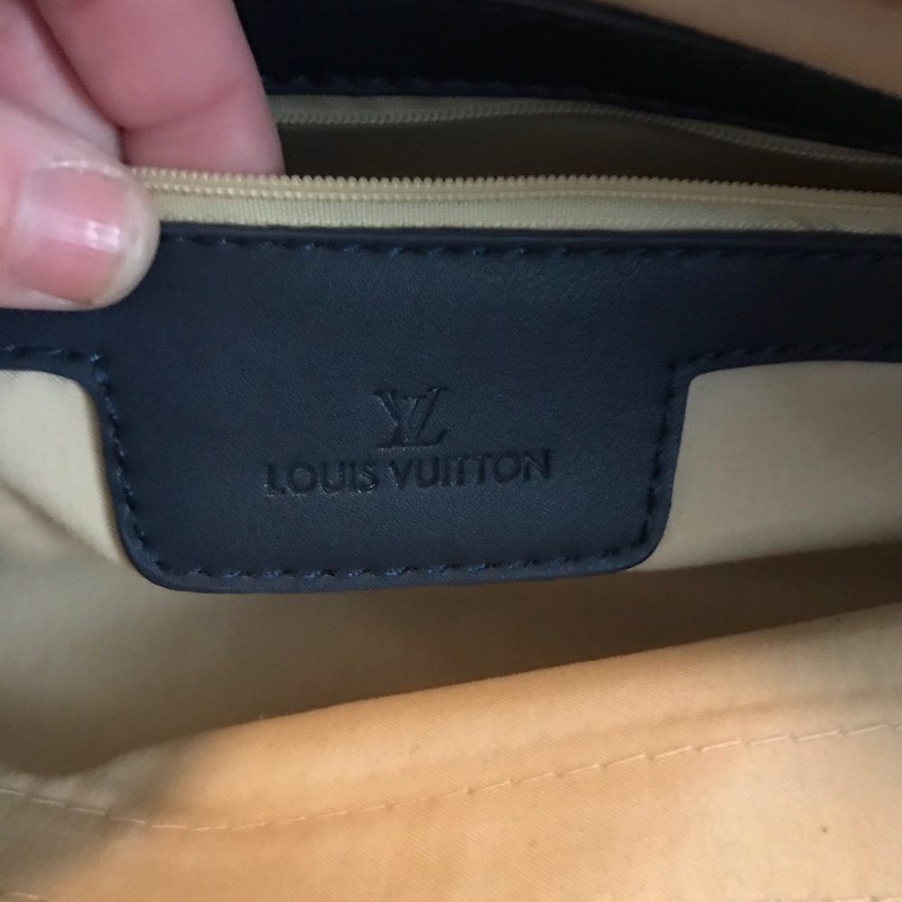 Louie Vuitton Blue Epi LeatherHandbag